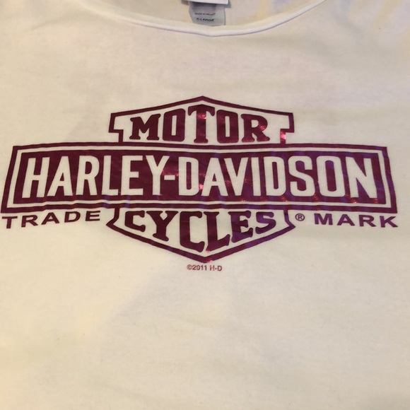 Harley Davidson Long Sleeve Pullover Top - Picture 2 of 8